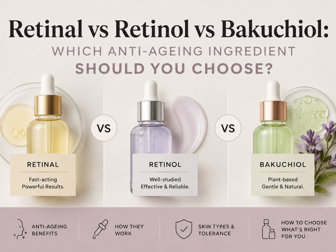 Retinal vs Retinol vs Bakuchiol: Which Anti-Ageing Ingredient Should You Choose?