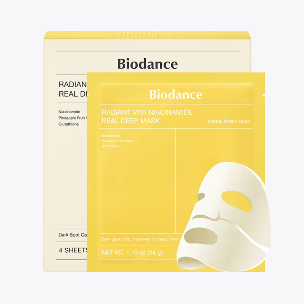 Biodance Radiant Vita Niacinamide Real Deep Mask (4 masks)